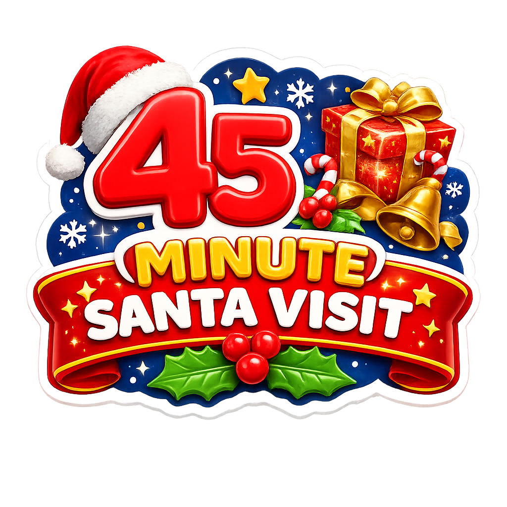45-minute-santa-visit 45 minute Santa visit badge