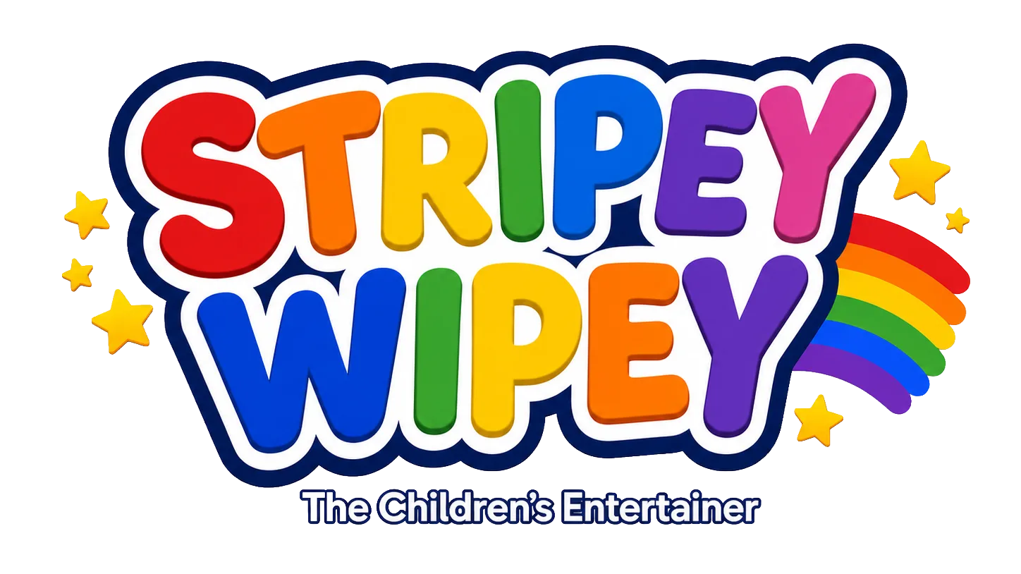 Stripey Wipey The Children's Entertainer logo