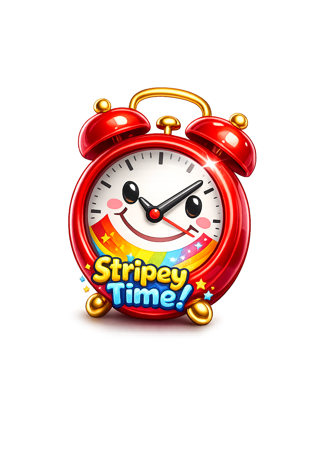 stripey time clock