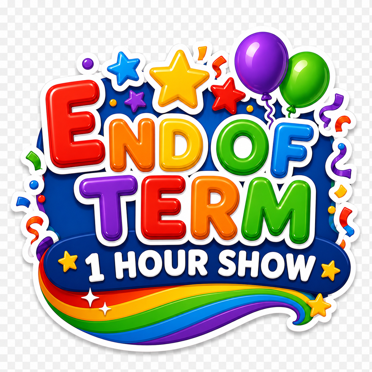 45 minute Christmas show badge for nurseries and playgroups