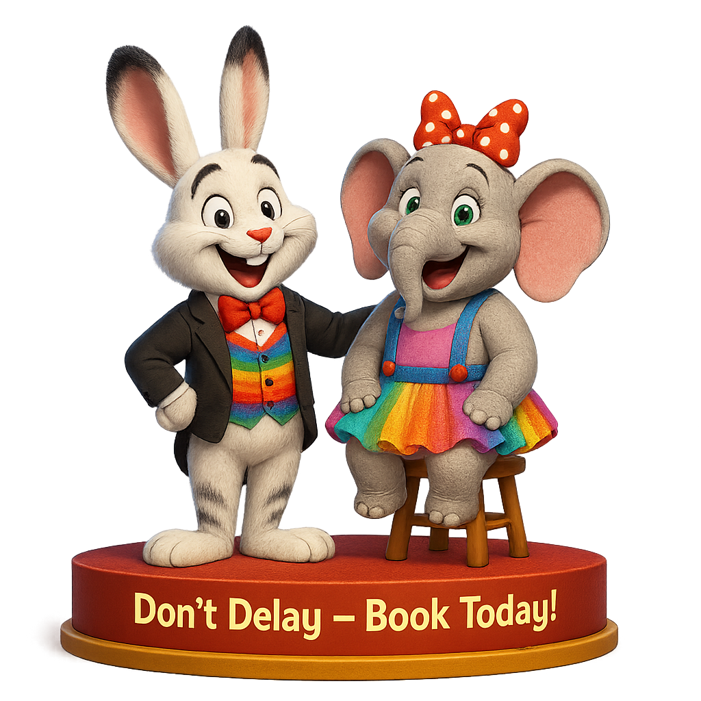 Domino and peanut Party outfits